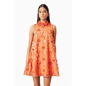 Elliatt Roselyn Bluebell High Neck Trapeze Dress